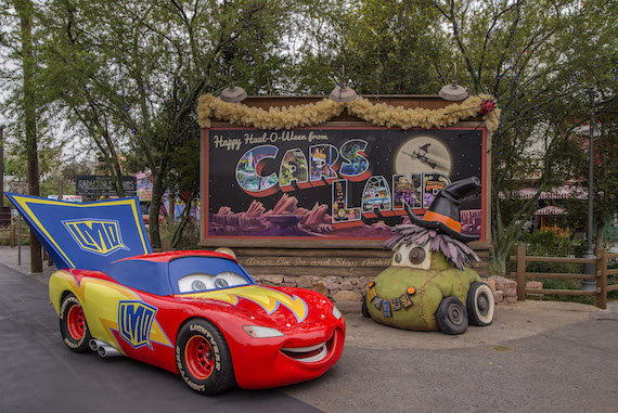Featured image for “‘Cars’ Characters In Car-Stume For Haul-O-Ween During Halloween Time At Disneyland Resort”
