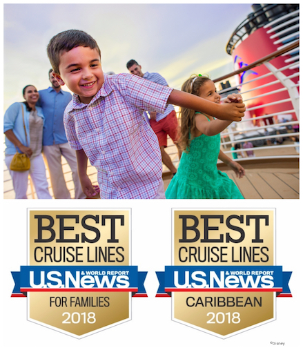 Featured image for “Disney Cruise Line Sails Away With Two Gold Badges From U.S. News & World Report”
