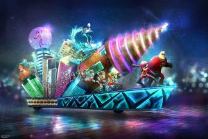 Featured image for “New ‘Incredibles’ Float to Joins ‘Paint the Night’ Parade at Disney California Adventure Park”