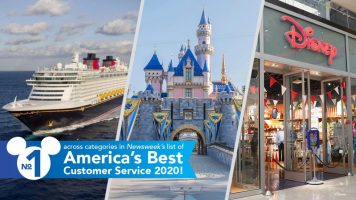 Featured image for “Disney Cruise Line, Disney Parks & Resorts and Disney Store Rank #1 In Customer Service”
