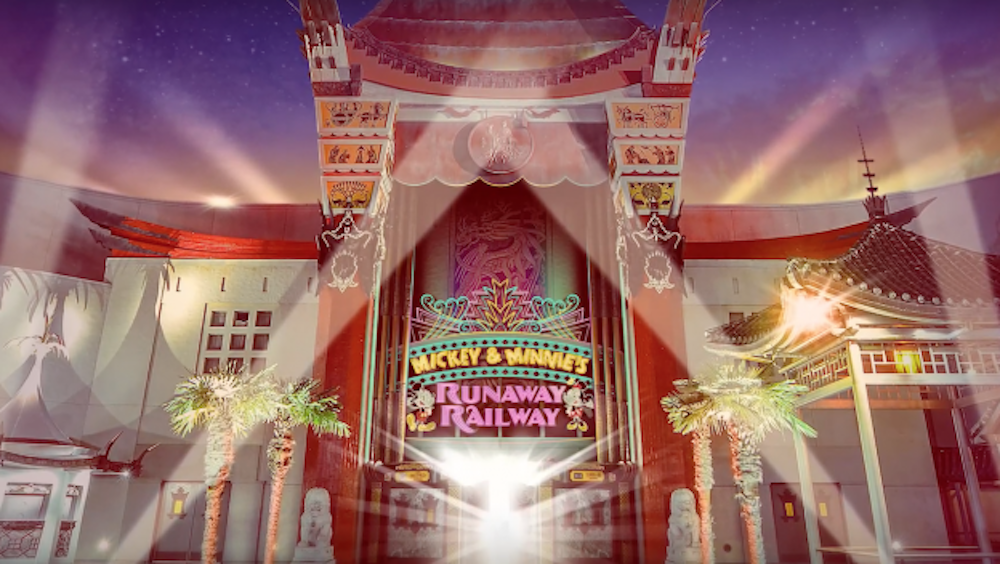 Featured image for “All in the Details: Making the Mickey & Minnie’s Runaway Railway Marquee”