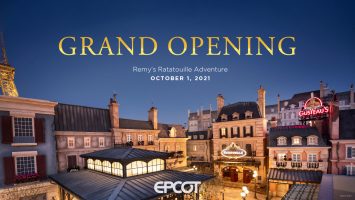 Featured image for “Remy’s Ratatouille Adventure Grand Opening at EPCOT Set for Oct. 1, 2021”