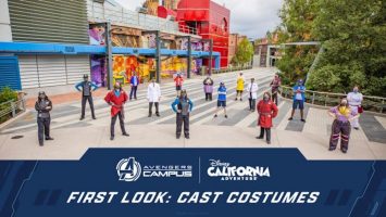 Featured image for “First Look: Avengers Campus Cast Members Assemble in New Cast Costumes”