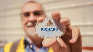 Featured image for “Cast Members are Shimmering in New EARidescent Nametags for the 50th Anniversary of Walt Disney World”