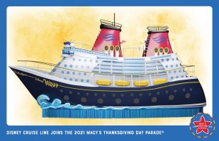 Featured image for “Just Announced! Disney Cruise Line to Debut Enchanting Cruise Ship Float in Annual Macy’s Thanksgiving Day Parade”