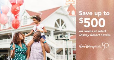 Featured image for “Save Up to $500 on a 5-Night Stay at Select Disney Resort Hotels in Spring and Early Summer 2022”