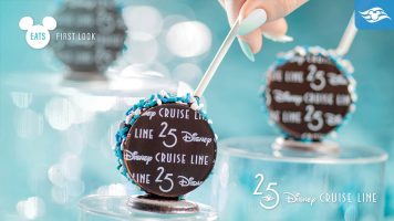 Featured image for “Disney Eats: First Look at ‘Shimmering’ Disney Cruise Line 25th Anniversary Treats”
