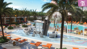 Featured image for “New Look at “Steamboat Willie” Splash Pad at The Villas at Disneyland Hotel”