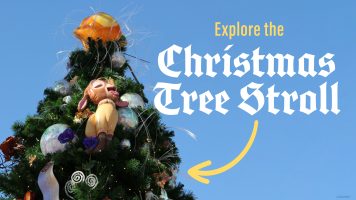 Featured image for “Disney Springs Christmas Tree Stroll Shines with 19 Dazzling Head-Turners”