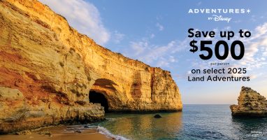 Featured image for “EXPIRED: Adventures by Disney – Early Booking Offer: Book Early and Save on Select 2025 Land Adventures”