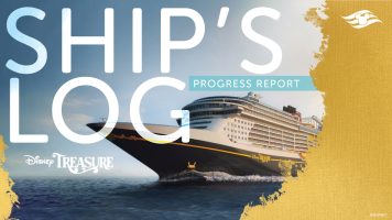Featured image for “Latest Updates From the Disney Treasure: Disney Treasure Celebrates Float Out at Meyer Werft Shipyard”