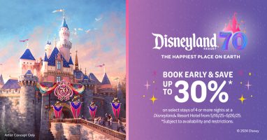 Featured image for “Disneyland – Save on Select Stays at a Disneyland Resort Hotel During the Disneyland Resort 70th Celebration!”